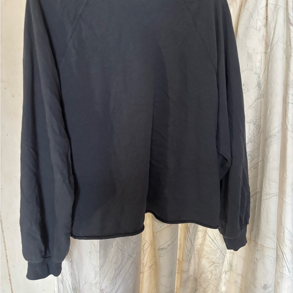 Gray cropped AC/DC women’s long sleeve shirt